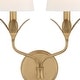 preview thumbnail 8 of 9, Crystorama Lighting Group 562 Broche 2 Light 21" Tall Wall Sconce with