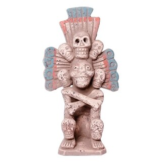 Novica Handmade Mixtec God Of The Underworld Ceramic Sculpture