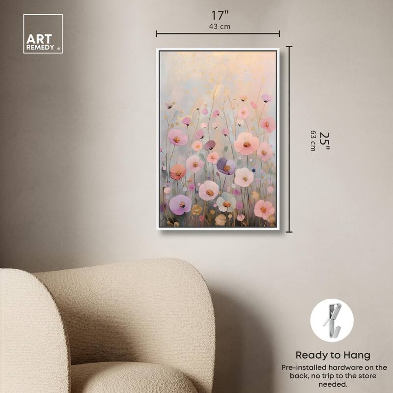 Tiny Blooms II Canvas by Art Remedy