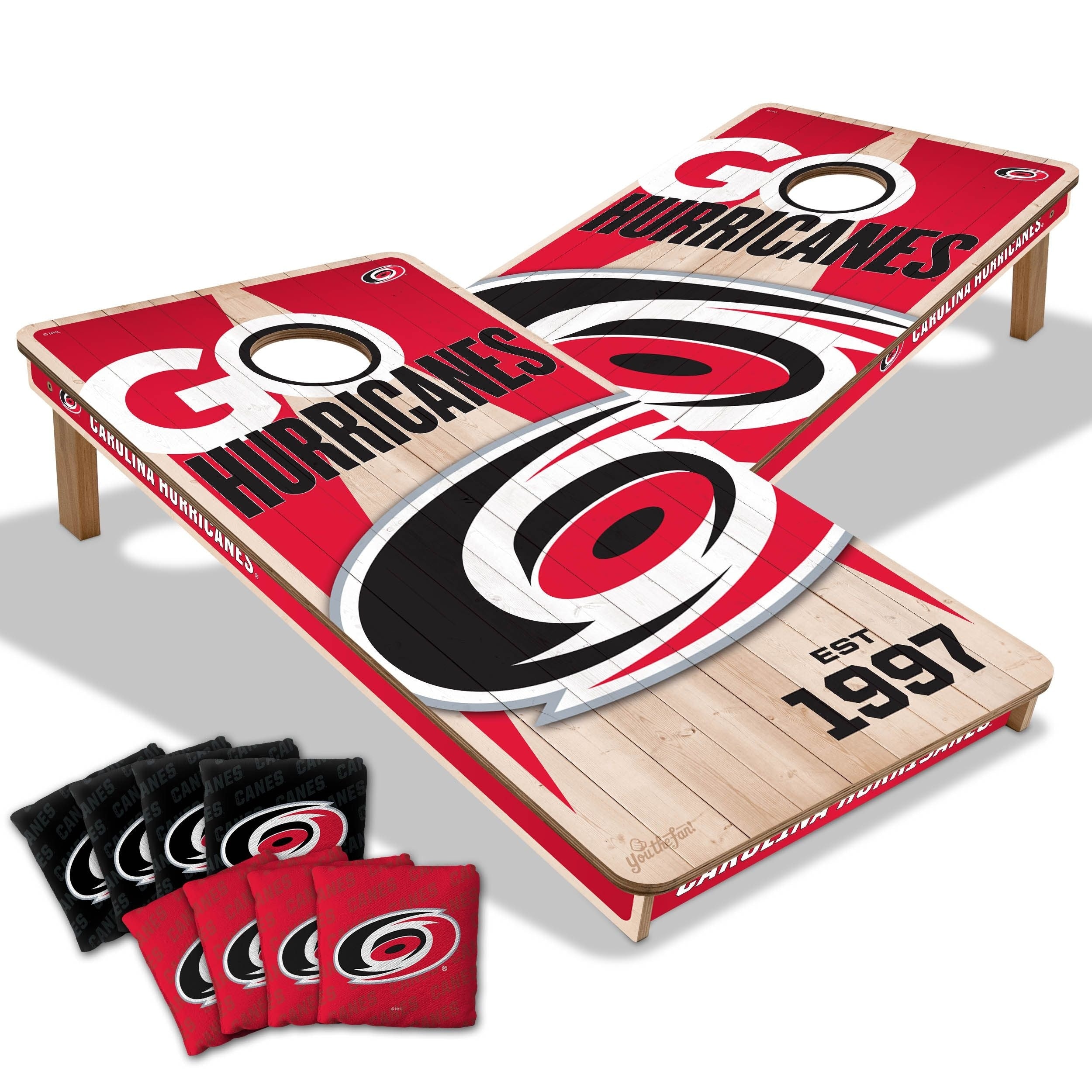Carolina Hurricanes NHL 2x4 Cornhole Board Set