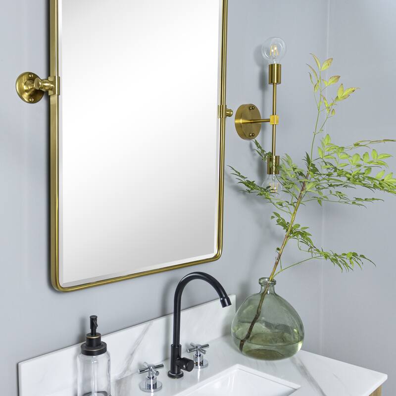 Woodvale Rectangle Metal Wall Mirrors