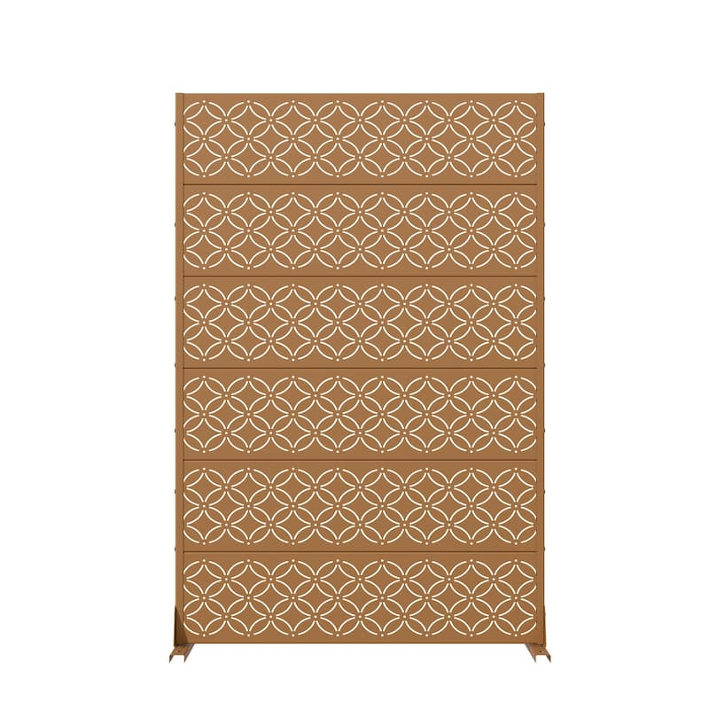 Palace Metal Privacy Screen Panel Free Standing