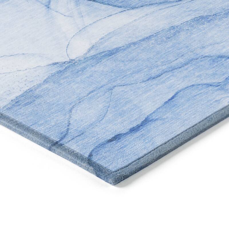 Dava Modern Art-Inspired Weather Resistant Timeless Fusion Outdoor Rug