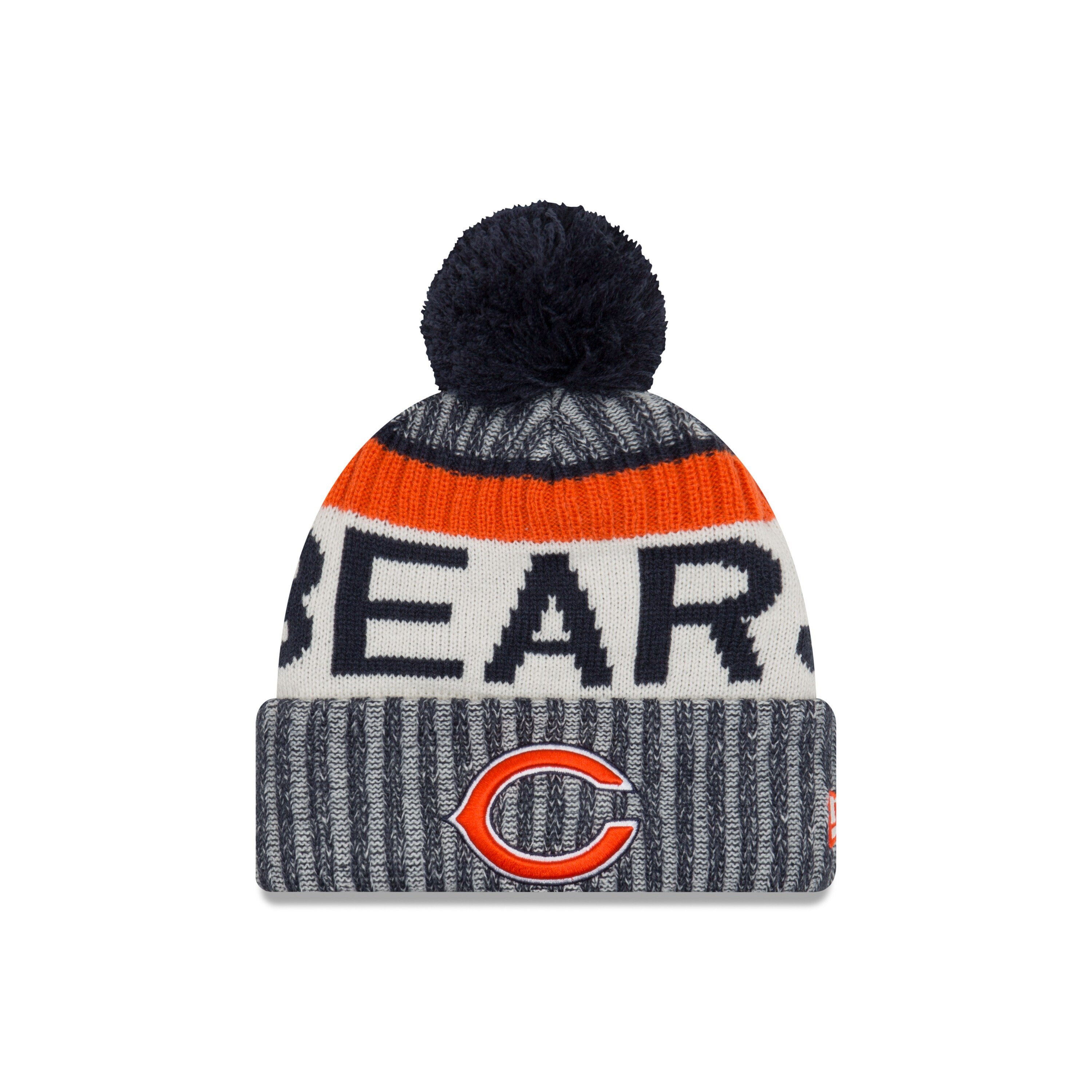 bears on field knit hat