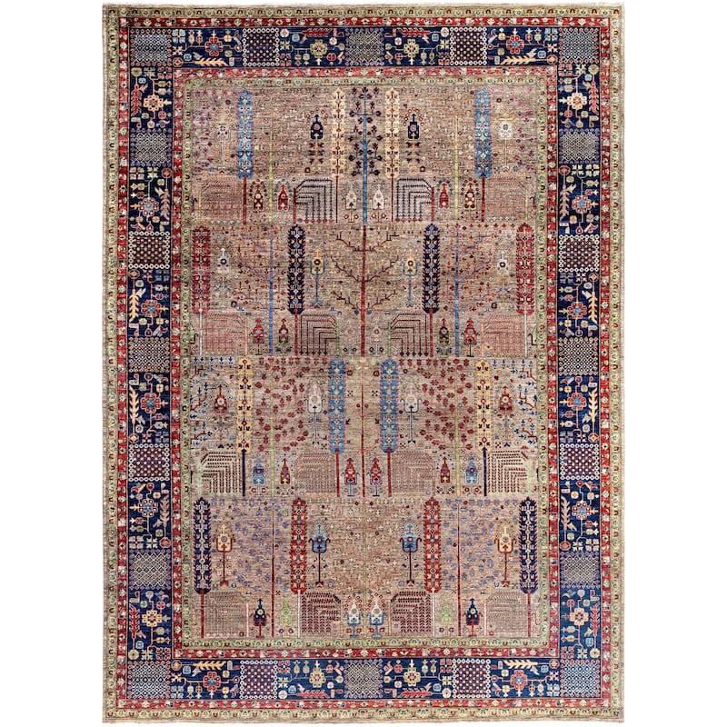 Serapi One-of-a-Kind Hand-Knotted Area Rug - Brown - 10' 0" x 13' 9"