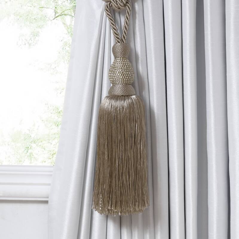 Julia Rhinestone Tassel Curtain Tieback - 26"