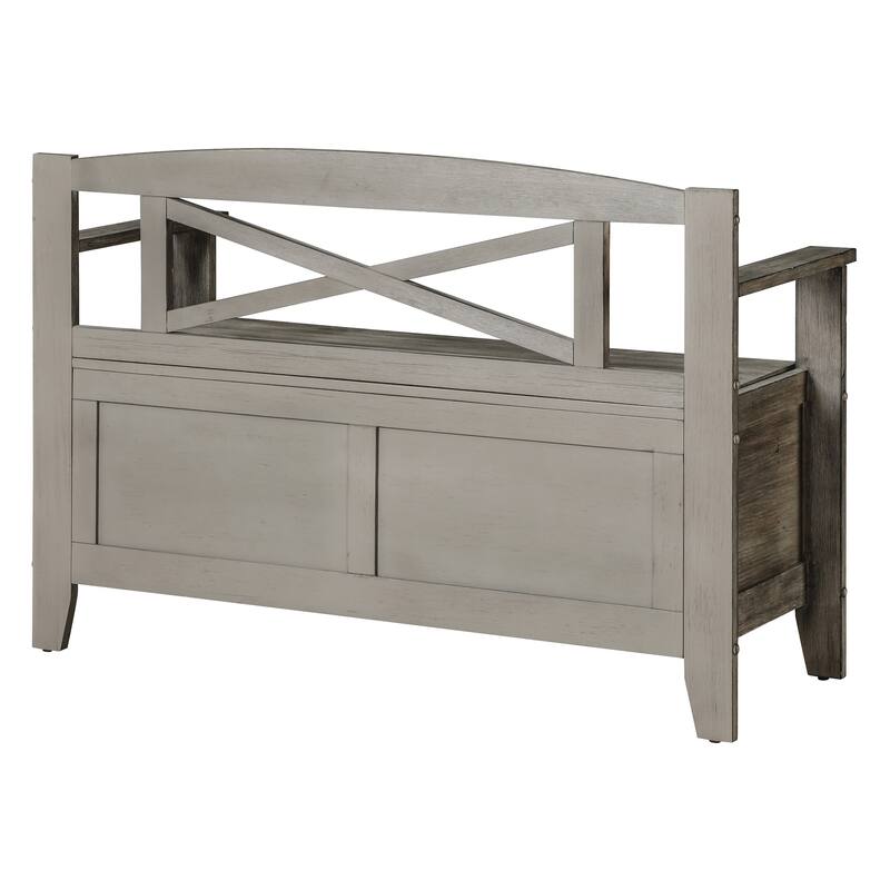 Entryway Bench with Flip Up Storage
