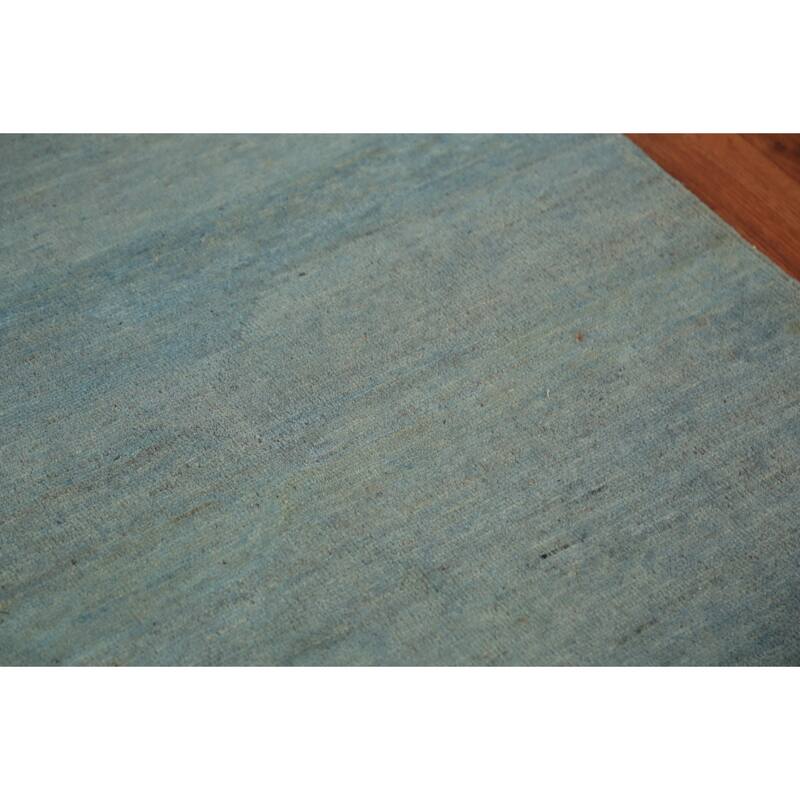 Stripe Gabbeh Oriental Foyer Rug Hand-Knotted Wool Carpet - 2'3" x 4'3"