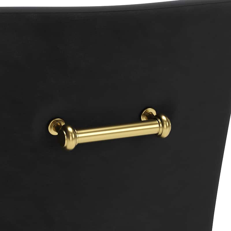 Maxine Dining Chair Gray & Gold