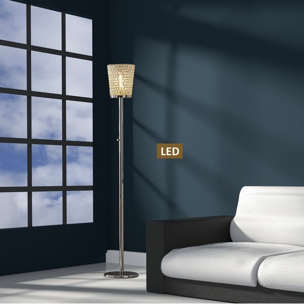 gold torchiere floor lamp