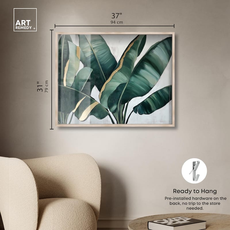 Jungle Jewel Jade I Shadowbox by Art Remedy