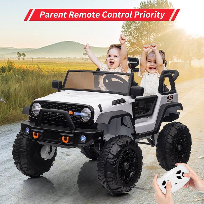 2 Seats 24V Kids Ride on Truck with Remote Control