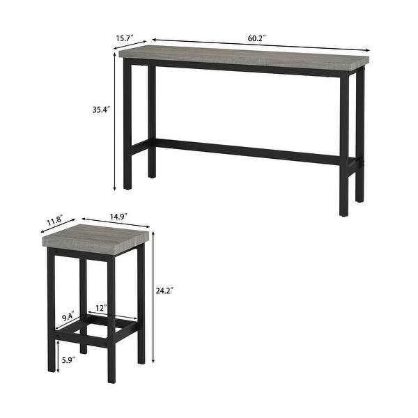 Counter Height Extra Long Dining Table Set Bed Bath & Beyond 35454697