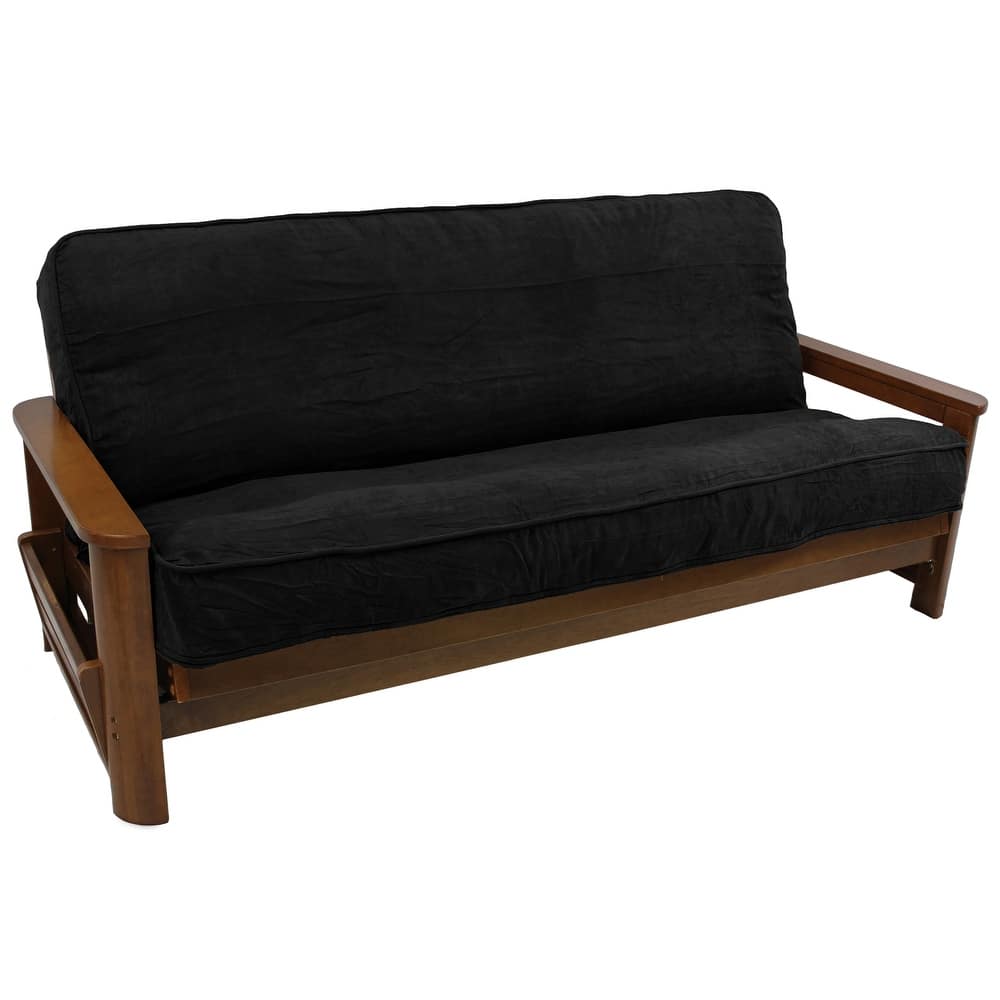 Microsuede Corded Full-Size 8-10 Inch Thick Futon Cover Only - Full