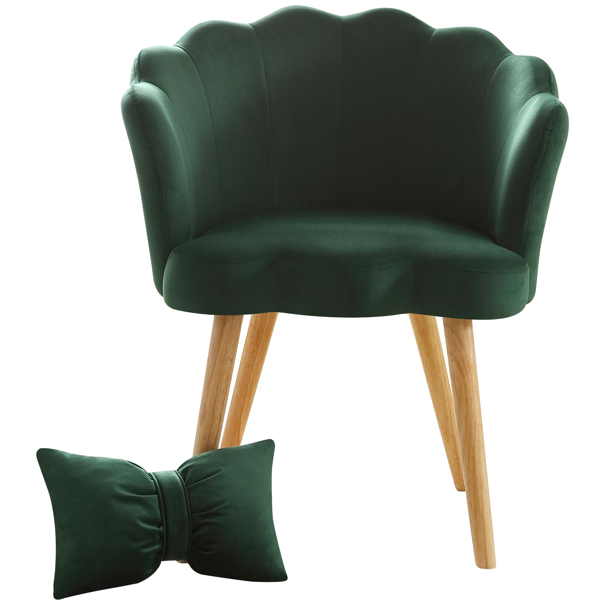 Casual Accent Chairs w Thickened Cushion Barrel Chair Waist