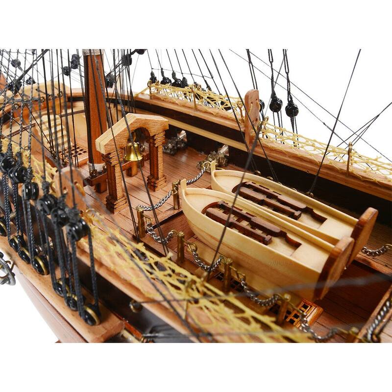 Ultimate USS Constitution Combo: A Model Ship and Classic Hat - Multi-Color