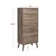 preview thumbnail 21 of 29, Prepac Milo Mid Century Modern Tall 6-Drawer Chest