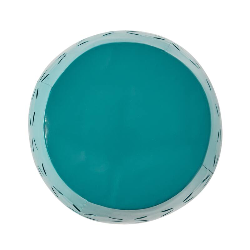 Lilac Indoor/Outdoor Round Iron End Table by Christopher Knight Home