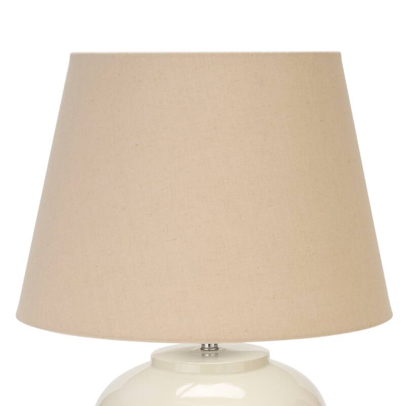 Nourison 20" Rustic Ceramic Pot Table Lamp