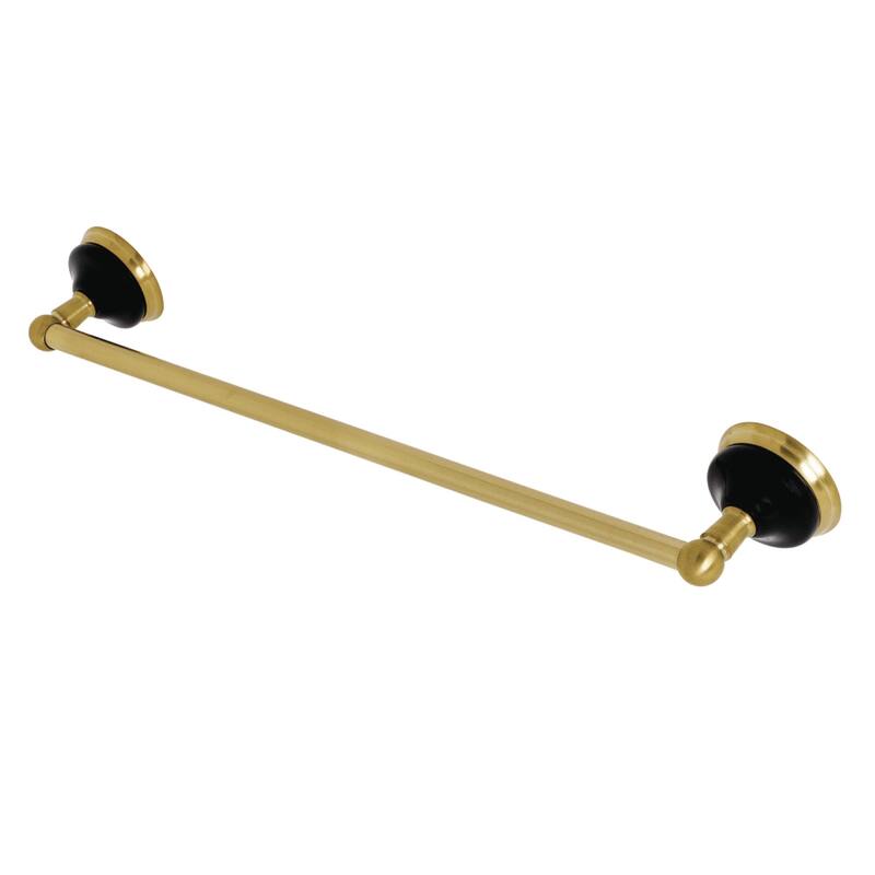 Kingston Brass Water Onyx 18-Inch Towel Bar - Brushed Brass