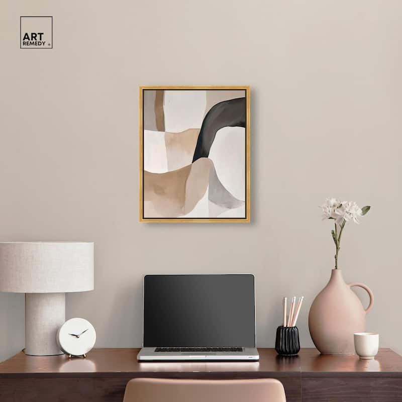 Curvilinear Composition I Canvas by Art Remedy