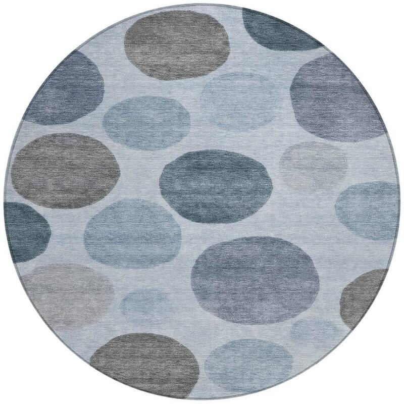 HomeRoots Geometric Transitional Rectangle Outdoor Rug