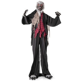 Costway 8.2 Ft Halloween Animatronics Sound-activated Werewolf with