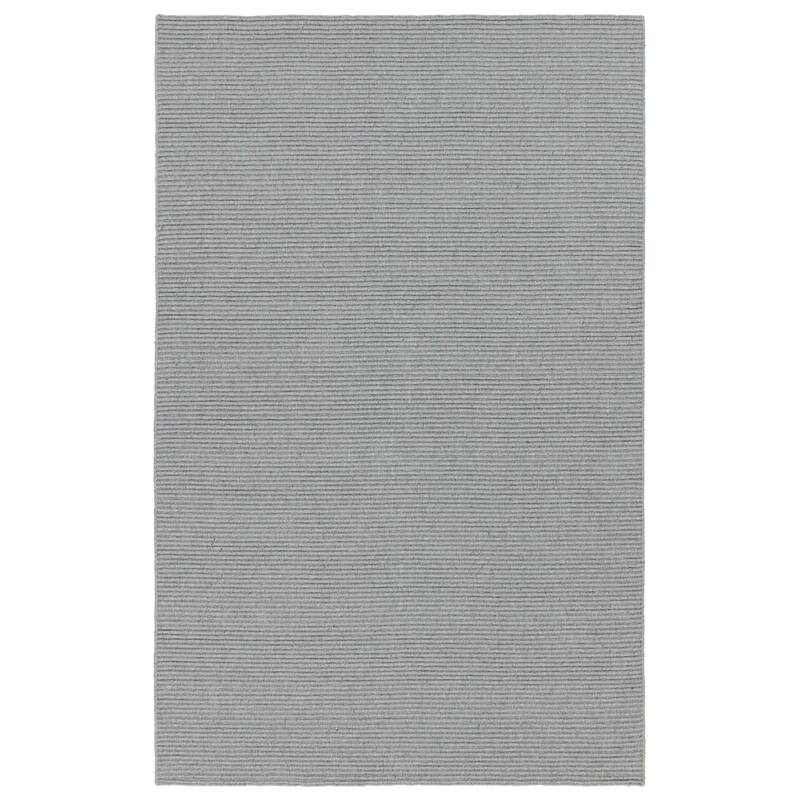Keanu Handmade Solid Area Rug - 6' x 9' - Blue/Gray - Rectangle