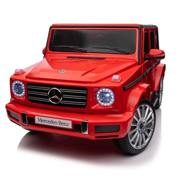 slide 2 of 80, Licensed Mercedes G500 24V Ride-On SUV for Kids 3-8 with Parental Control & Bluetooth