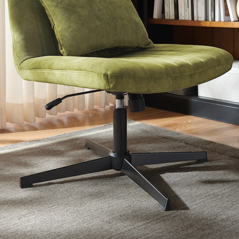 Art Leon Swivel and Adjustable Accent Chair with Ottoman
