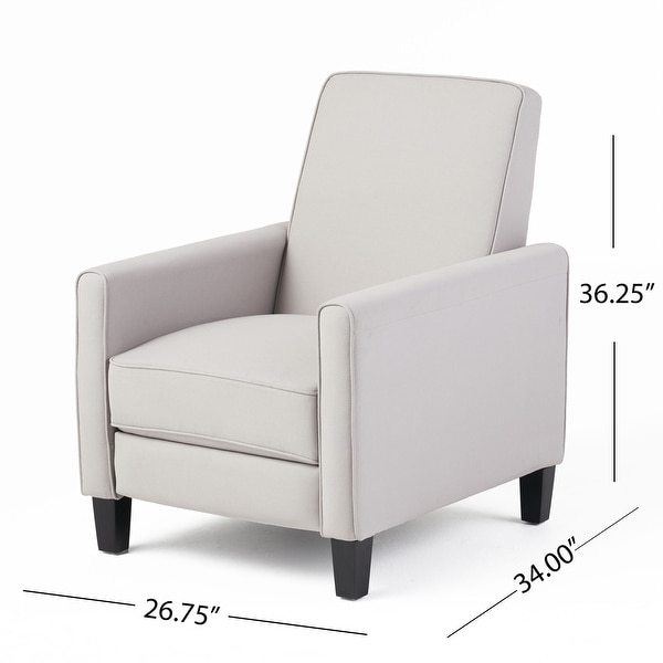 Darvis Contemporary Fabric Recliner (Set of 2) by Christopher Knight Home