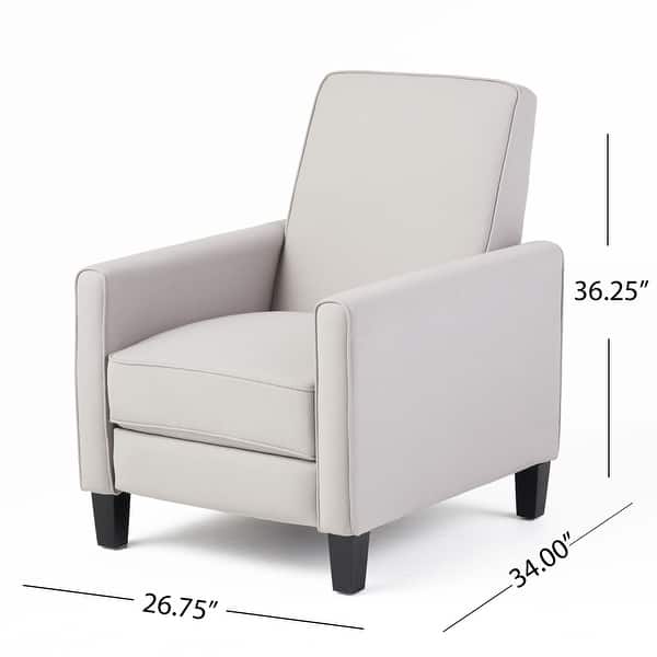 dimension image slide 0 of 7, Darvis Fabric Recliner Club Chair by Christopher Knight Home