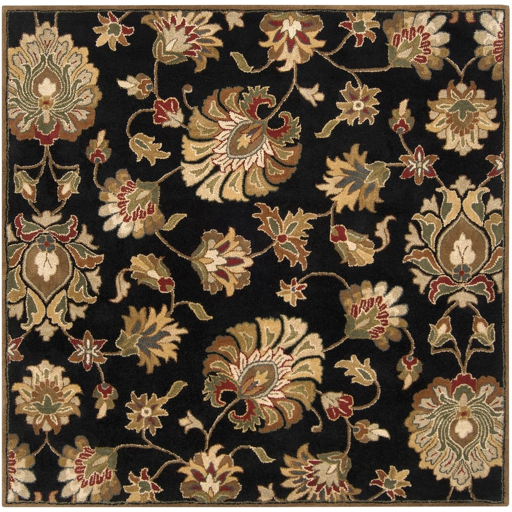 Livabliss Caesar Handmade Floral Wool Area Rug