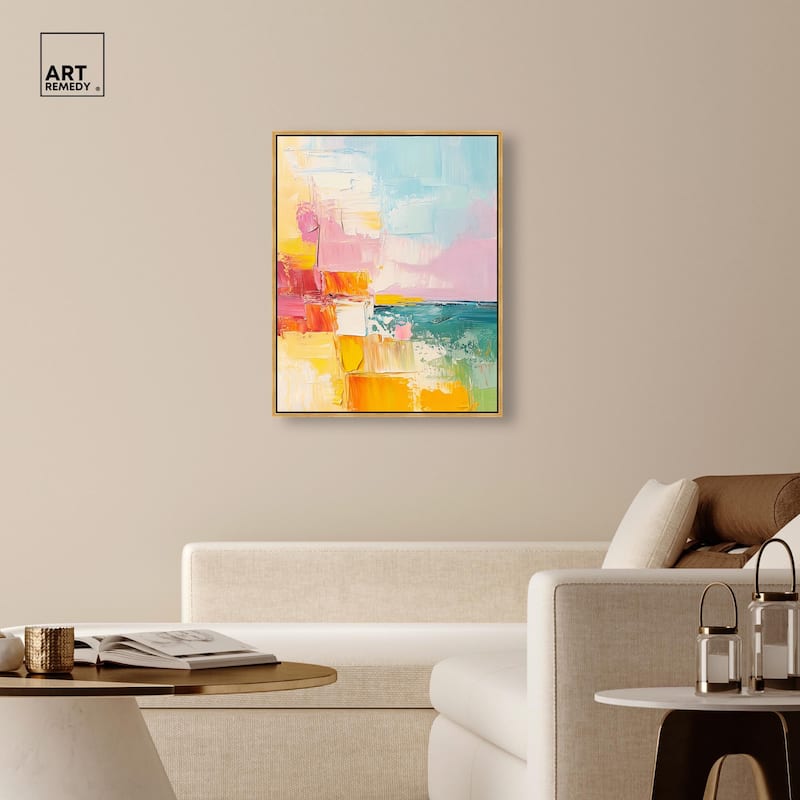 Hued Vista Canvas by Art Remedy