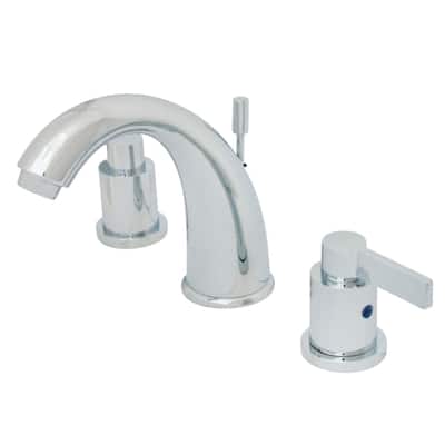 Kingston Brass Nuvo Fusion Widespread Bathroom Faucet - Free Metal