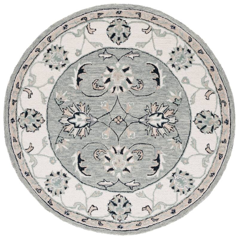 SAFAVIEH Handmade Micro-Loop Taletta Oriental Wool Rug