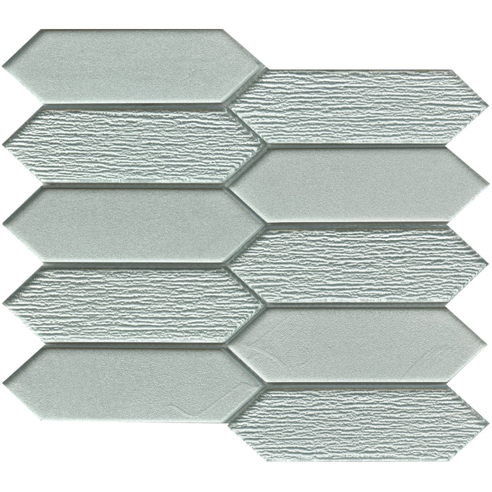 Emser Tile Picket - Linear Hexagon Mosaic Floor and Wall Tile -