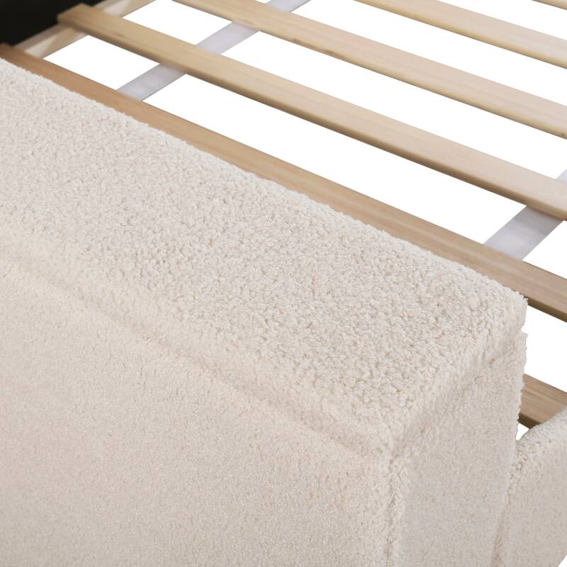 Upholstered Daybed with Storage Armrests,Trundle and Latest Integrated Bluetooth Audio System