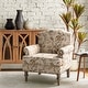 preview thumbnail 45 of 51, Yahweh Farmhouse Nailhead Armchair with Rolled Arms by HULALA HOME GINGEN