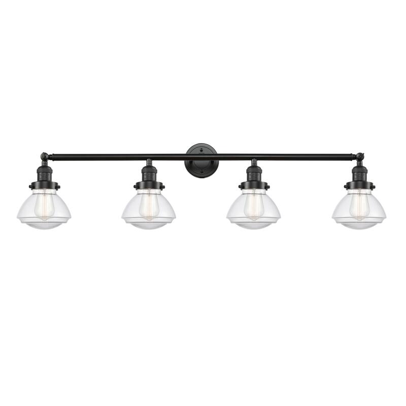 Innovations Lighting Olean 4 Light 43" Wide Bathroom Vanity Light - Oil Rubbed Bronze / Clear