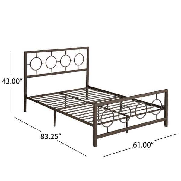 Francoise Low-profile Queen-size Platform Bed by Christopher Knight Home