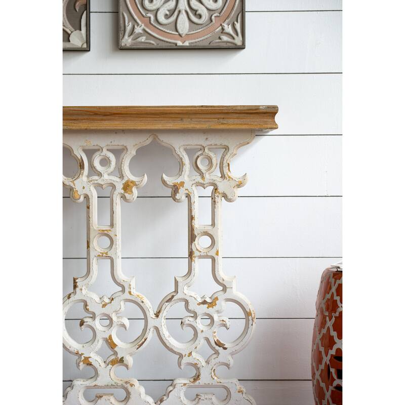 Lamp Table Antique White Console Table Tea & Coffee Table