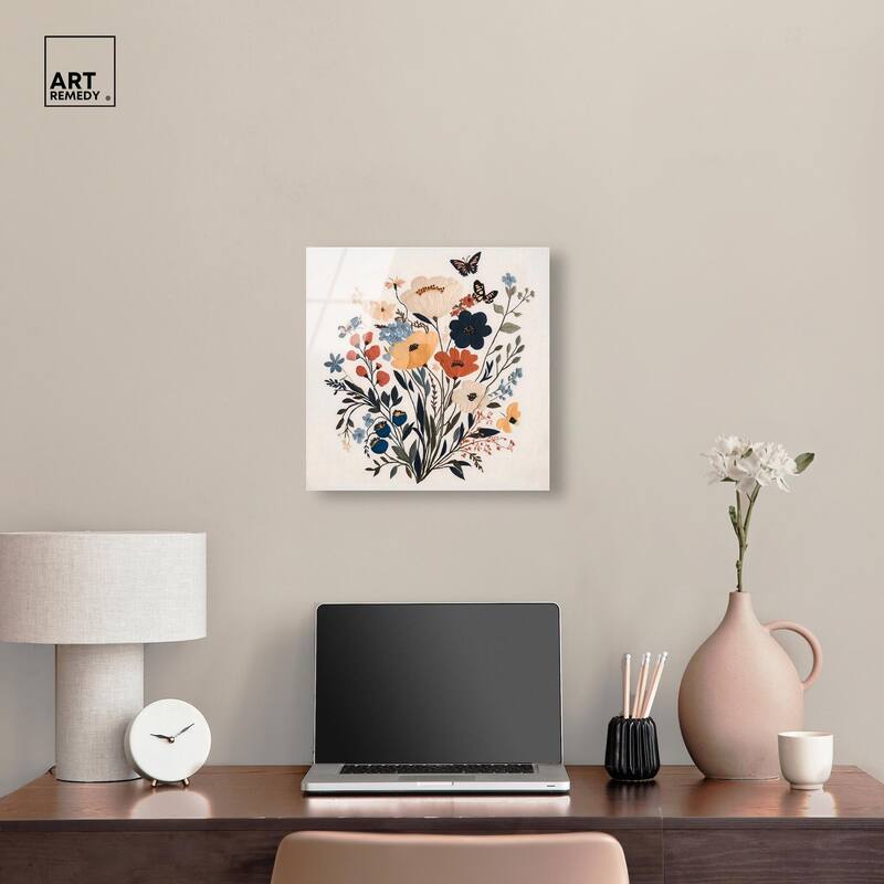Garden of Threads I Acrylic by Art Remedy, Ready to Hang