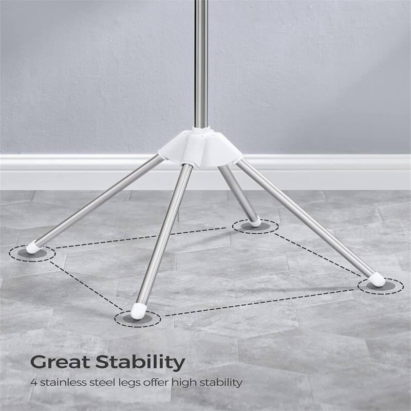 Clothes Drying Rack, 59-Inch Folding Laundry Drying Rack