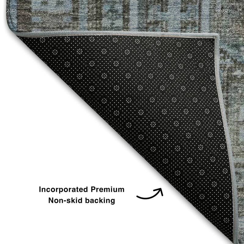 Premium Washable Super Soft Traditional Global Mayfield Rug