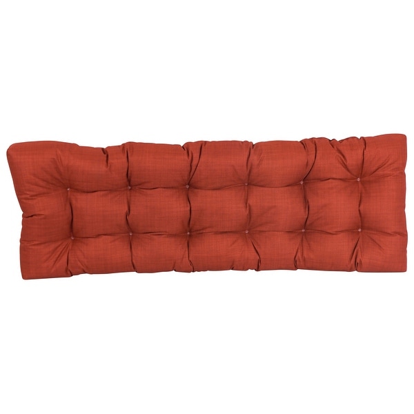 Tufted Indoor Outdoor Bench Cushion Multiple widths from 46 to 60 inch On Sale Bed Bath Beyond 30970422