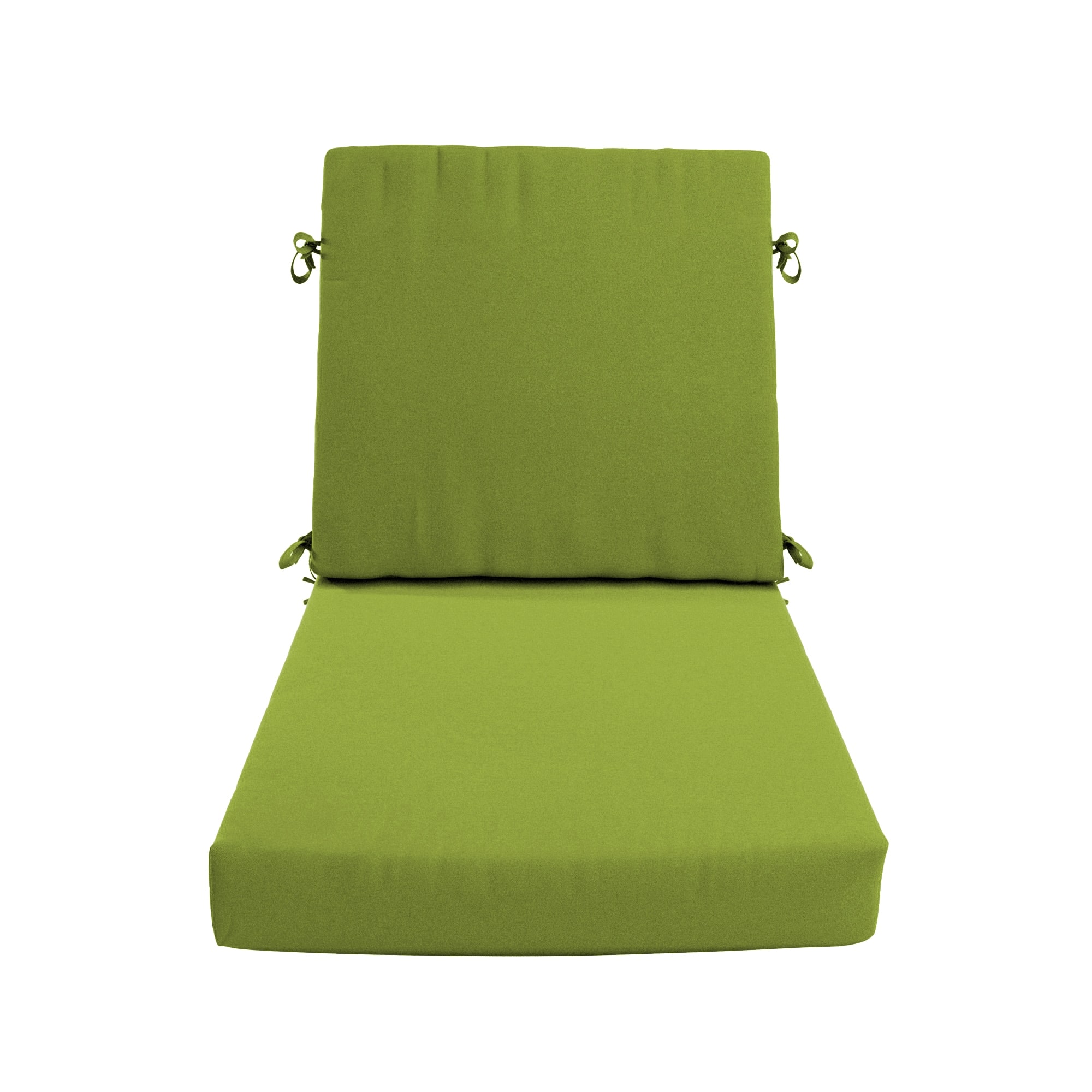 California Umbrella Outdoor Dining Chair Cushion, 20" x 40", Sunbrella Fabric, Densified Fiber Fill