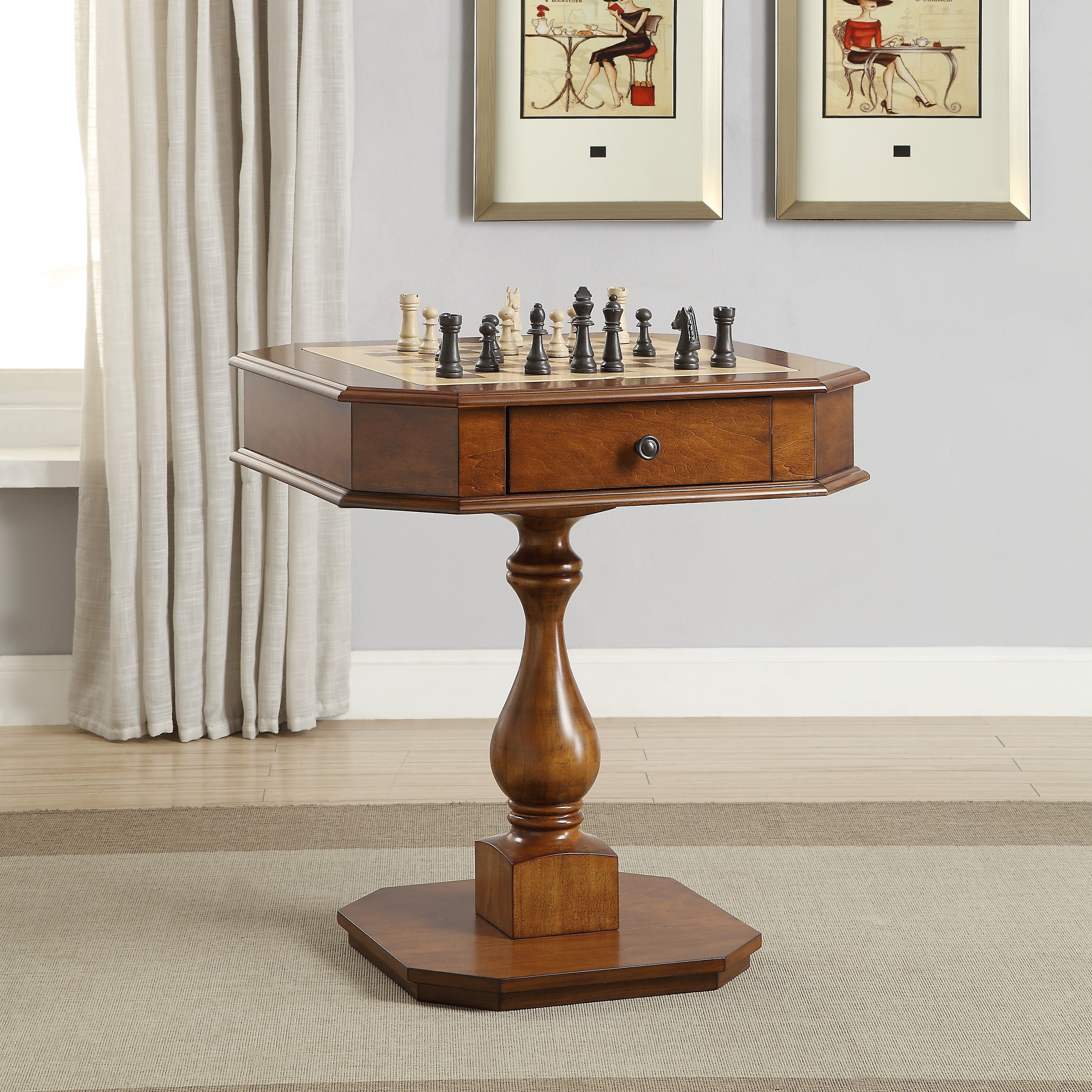 Cormier Game Table with 2 Drawer