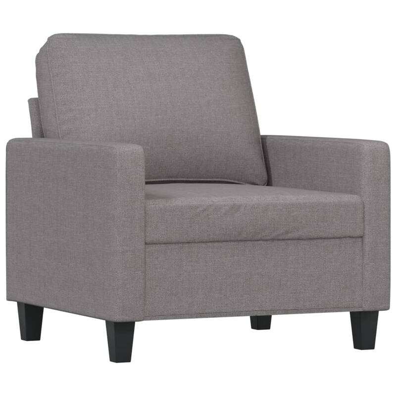 vidaXL Sofa Chair Light Gray 23.6" Fabric - 30.7" x 30.3" x 31.5"