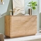 preview thumbnail 8 of 26, Modern 7 Drawer Dresser for Bedroom, Chest of Drawers, TV Stand Natural Oak